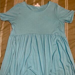 Zenana Light Blue/ Teal Blouse